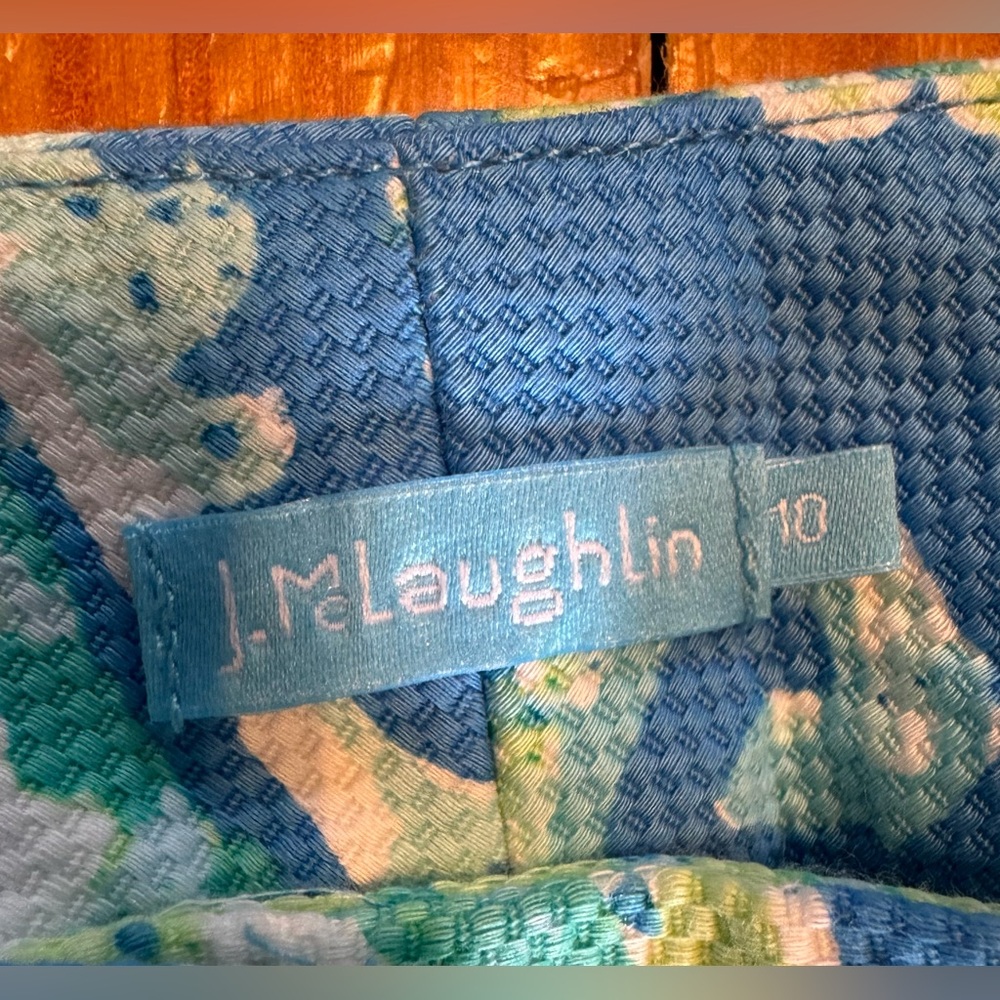 J McLaughlin Paisley Pant Size 10 - Picture 3 of 4